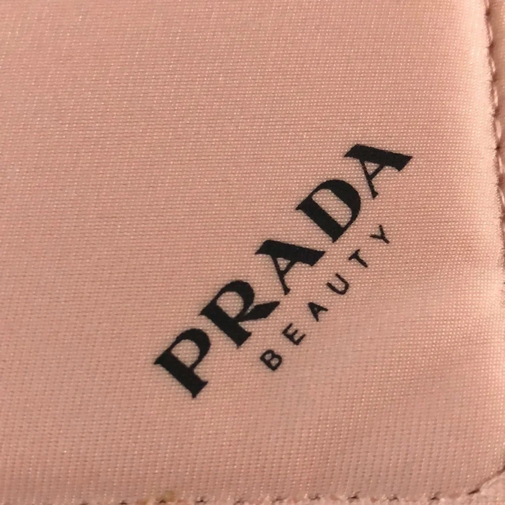 Prada Beauty Triangle Pouch Cosmetic Bag Authentic - Picture 11 of 15